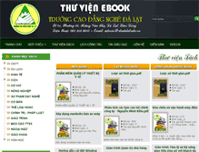 Tablet Screenshot of ebooks.cdndalat.edu.vn
